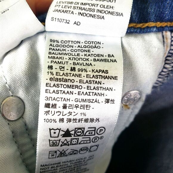 Levi Women's Ribcage Bootcut High-Rise Medium Denim Wash Jeans Size 26/Small - Picture 11 of 12